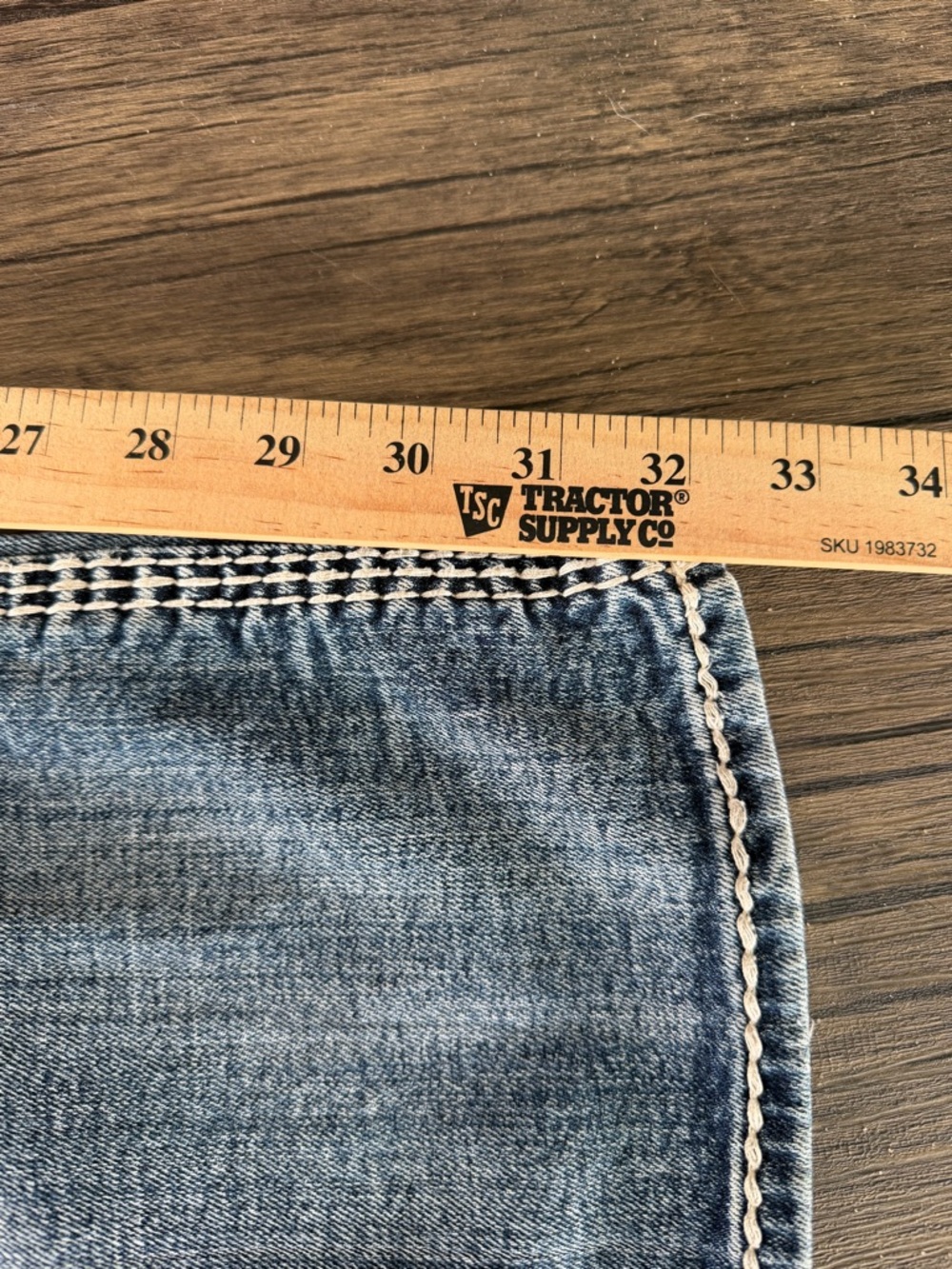 Rock Revival Women's Light Blue Distressed Bootcut Jeans - Picture 13 of 15